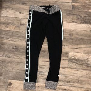 PINK Black Joggers